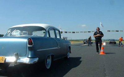 Blue Panic on dragstrip