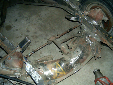 Engine & transmission mount home made / Support boite a vitesse et moteur fait maison 